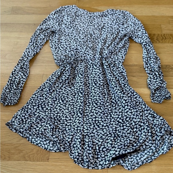 Abercrombie & Fitch Womens Wrap Dress Size XS Floral Boho Mini - Picture 10 of 12